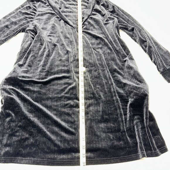 Nicole Miller Black Long Sleeves Pullover Dress Size 1X - Picture 3 of 6